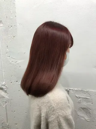 セミロング カラー 🧡艶髪ちゅるん髪 🫧🧡YUKI❄️のヘアスタイル