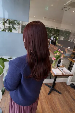 セミロング 高橋 乙葉のヘアスタイル