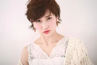 ショート カラー 新生活応援★半額/ 25歳以下　“内間”のヘアスタイル