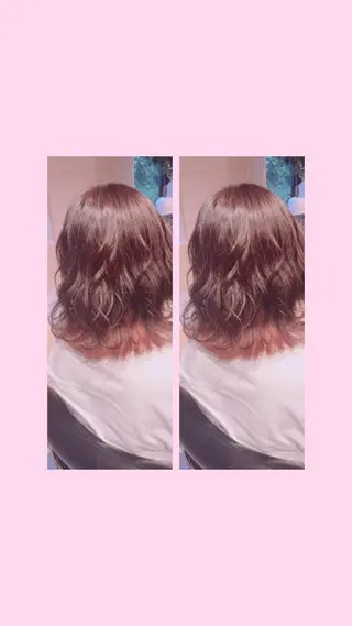 ミディアム カラー Sachiko ❤︎Pressのヘアスタイル