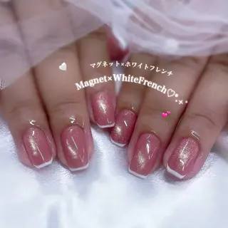 ネイル ️🫧もこ 艶感ネイル🫧のネイルデザイン