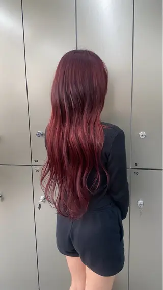 ロング 🎀韓国スリムタッキ 羽エクステ🎀kiiのヘアスタイル