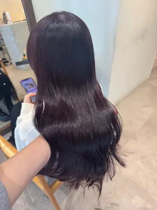 ロング カラー 当日予約大歓迎💗 依田瑞希のヘアスタイル