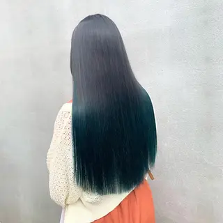 ロング カラー 赤みゼロ/透明感 カラー🌿KANTAのヘアスタイル