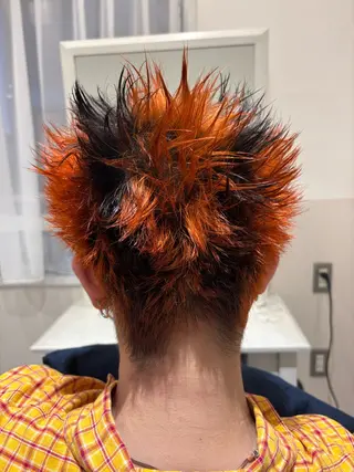 カラー メンズ 池田 陽喜のヘアスタイル