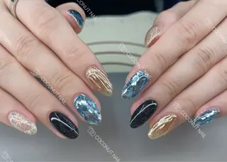 ネイル 神田 ココナッツのネイルデザイン