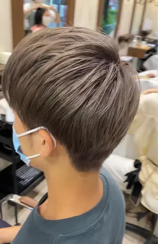 ショート カラー メンズ 日比 貴大/ minim hairのヘアスタイル