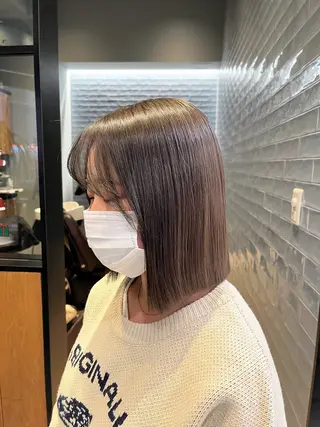 ミディアム カラー yuuri🎀/大宮 /韓国ヘア/レイヤーのヘアスタイル