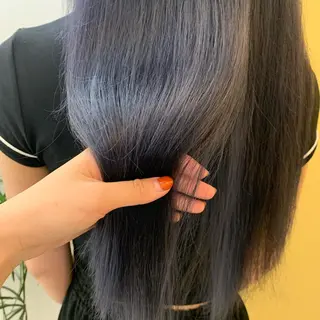 ロング カラー hub hair レイヤー/透明感のヘアスタイル