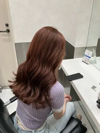 カラー 💖ブリーチなし透明 感💖ASAHIのヘアスタイル