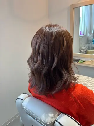 セミロング カラー utatane /髪質改善美髪サロンのヘアスタイル