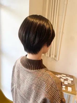 ショート カラー ヘアアレンジ 鴫原 亜弥のヘアスタイル