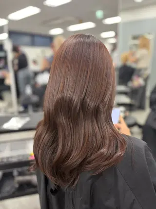 セミロング カラー ヘアアレンジ 韓国メンズヘア 🪽maika🪽のヘアスタイル