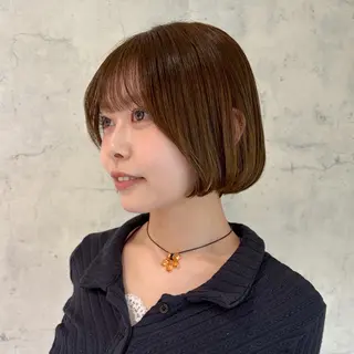 ショート カラー ボブレイヤー/ ブリーチ/miyuuのヘアスタイル
