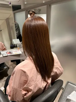 ロング カラー 武井 哉子のヘアスタイル
