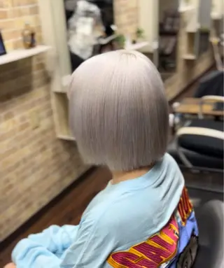 ショート 縮毛矯正/艶カラー/ ブリーチ/SHOTAのヘアスタイル