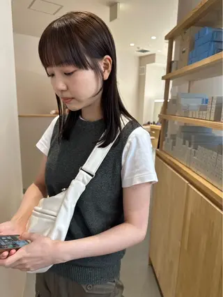 ミディアム 平尾駅直結/徒歩0分 イノセントヘアのヘアスタイル