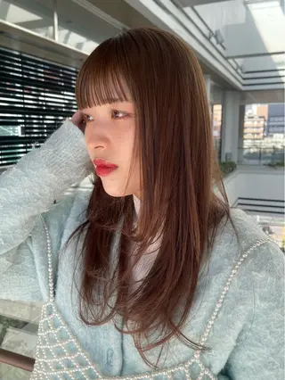 セミロング 園田 渉 ◤SHIKIO◢のヘアスタイル