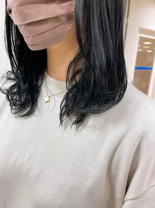 セミロング カラー 髪質改善・縮毛矯正 年間1500名担当♪のヘアスタイル