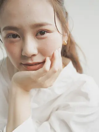 ロング 柳下 涼のヘアスタイル