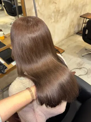 ロング カラー ツヤカラー🫧Sae ネイルモデル募集中のヘアスタイル
