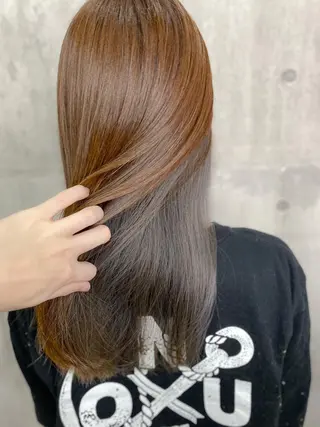ミディアム カラー 【透明感、艶髪】西村 有司のヘアスタイル