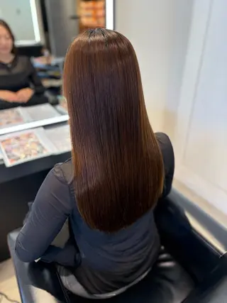 ミディアム 髪質改善・水素カラー ARIA（ému）のヘアスタイル