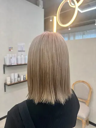 セミロング 山田 陽日のヘアスタイル