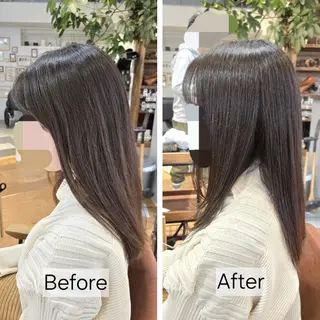 セミロング 銀座knoll🌿 【平日朝限定cut】のヘアスタイル