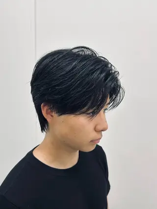 セミロング パーマ メンズ 🏁メンズパーマ/ RYOYAのヘアスタイル