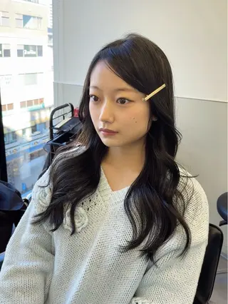 ロング カラー 韓国ヘア🇰🇷 スズキのヘアスタイル