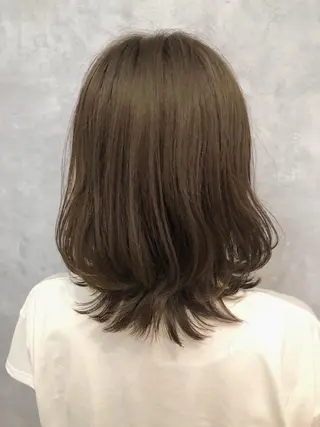 ミディアム カラー 五月女 隼人のヘアスタイル