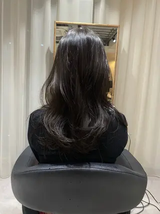 セミロング カラー iroha/ n.w.h🎀のヘアスタイル