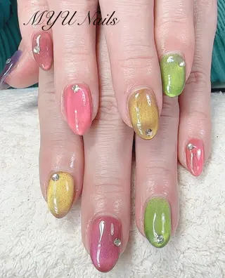 ネイル ニュアンスネイル🌈 MYU Nailsのネイルデザイン