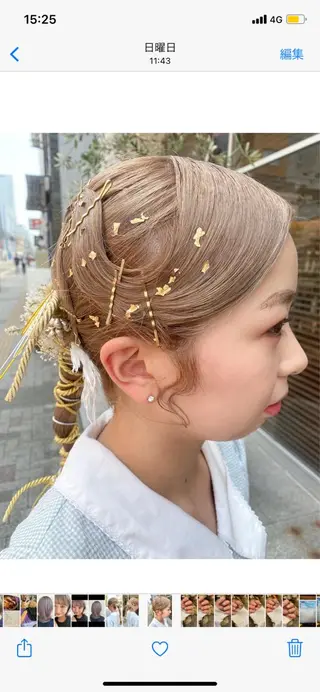 ヘアアレンジ 溝口 ひなこのマツエク・マツパデザイン