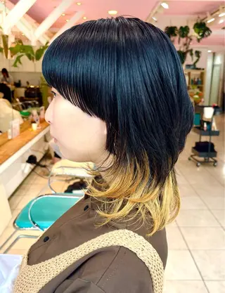 ミディアム 平田 秋月のヘアスタイル