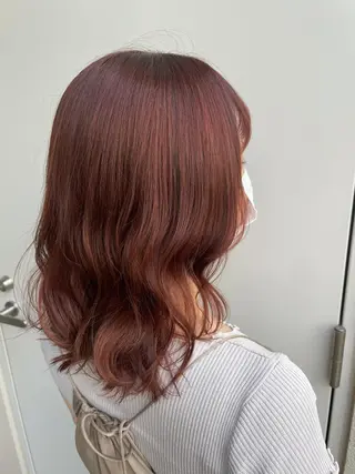 ミディアム カラー まつげ兼任しもさこ 🌟レイヤー得意のヘアスタイル