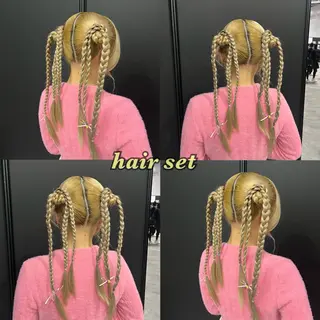 ロング ヘアアレンジ KONATSU 🌻のヘアスタイル