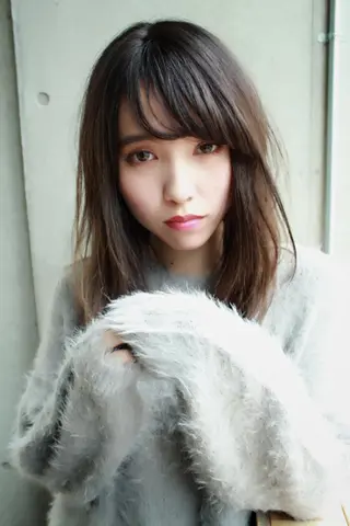 ミディアム カラー *くせ毛に特化* 【yun】のヘアスタイル