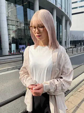 ショート 福山 晴香のヘアスタイル