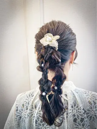 ヘアアレンジ hair make もりした ゆうのヘアスタイル