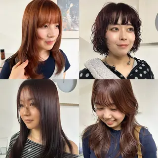 カラー 地毛風ストレート🫧 ／艶カラー／イズミのヘアスタイル