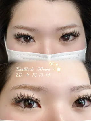 マツエク・マツパ Allure Aのマツエク・マツパデザイン