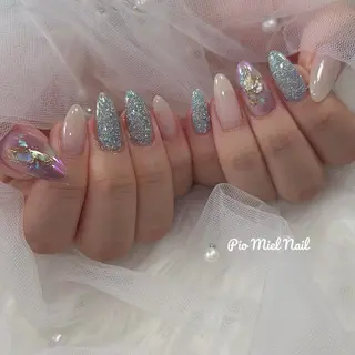 ネイル momo 長さだしのネイルデザイン