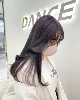 ロング カラー 淡色ラベンダー♡ ニーナ🎀🦙のヘアスタイル