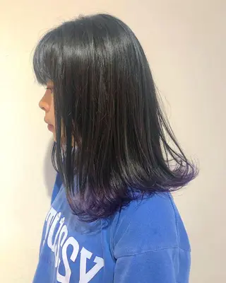 ミディアム カラー ヘアアレンジ 【池袋/スパイキー ショート】ⓝⓘⓜⓤのヘアスタイル