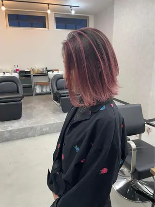 ミディアム カラー パーマ ヘアアレンジ メンズ キッズ ネイル マツエク・マツパ アイブロウ Eirデザイナーズ サロン茶屋町tomoのヘアスタイル