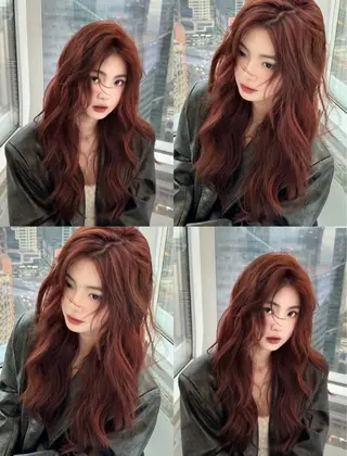 ロング カラー うる艶ストレート♡透 明感カラー♡かずまるのヘアスタイル