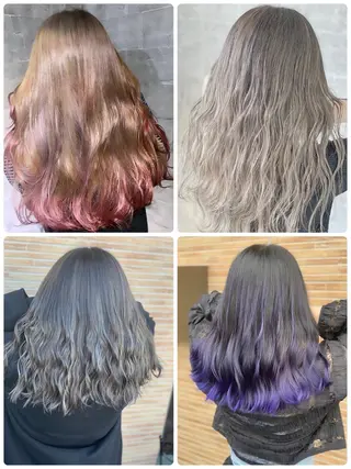 ロング メンズスタイル バレイヤージュ　齋藤のヘアスタイル