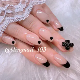 ネイル 23時まで❤︎韓国、 ワンホンネイルのネイルデザイン